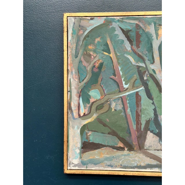Thure Lindskoog, Forest, 1960s, Oil Painting on Canvas, Framed For Sale - Image 4 of 16