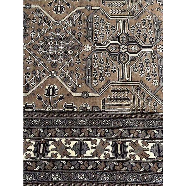 1960s Old Persian Joshegan Area Rug 8x11 For Sale - Image 9 of 13