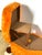Orange Vintage Orange Ottoman, Italy, 1970s For Sale - Image 8 of 13