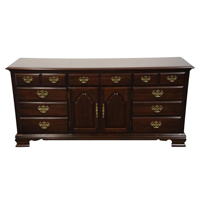 Traditional Kincaid Furniture Cherry Mountain III Traditional Style 69" Triple Door Dresser 71-160 For Sale - Image 3 of 12