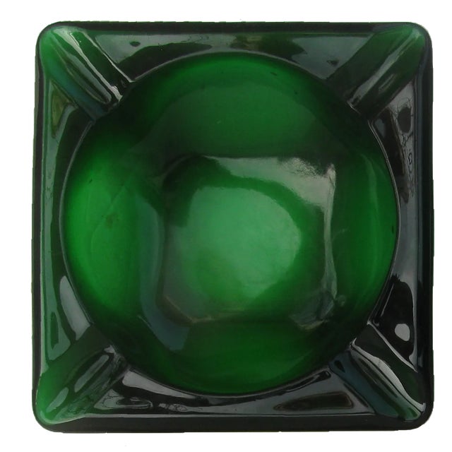 Mid-Century Modern Mid-Century Modern Art Glass Ashtrays, Set of 4 For Sale - Image 3 of 7