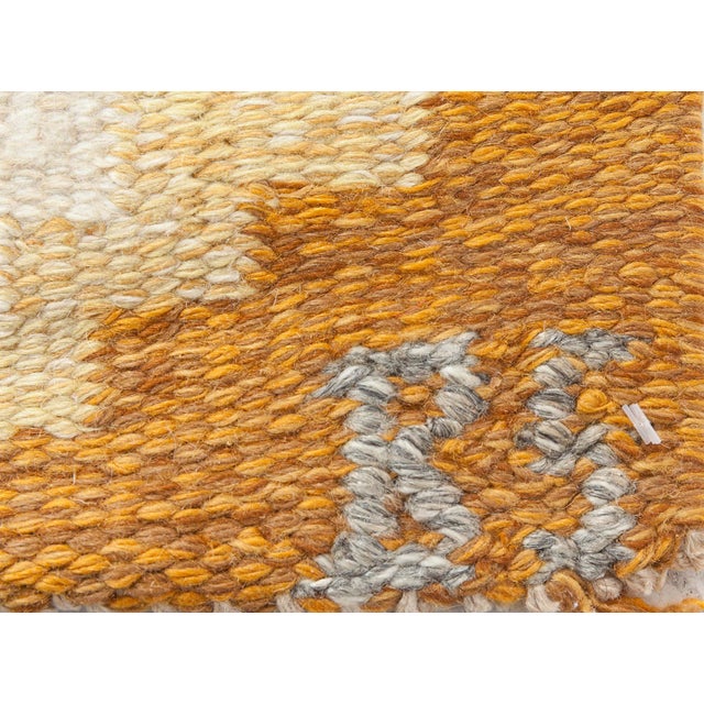 Mid-Century Modern Doris Leslie Blau Swedish Flat-Weave Rug by Birgitta Söderkvist For Sale - Image 3 of 11