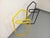 Black Vintage Folding Towel Racks or Valets in Yellow and Black Metal, 1980s, Set of 2 For Sale - Image 8 of 11