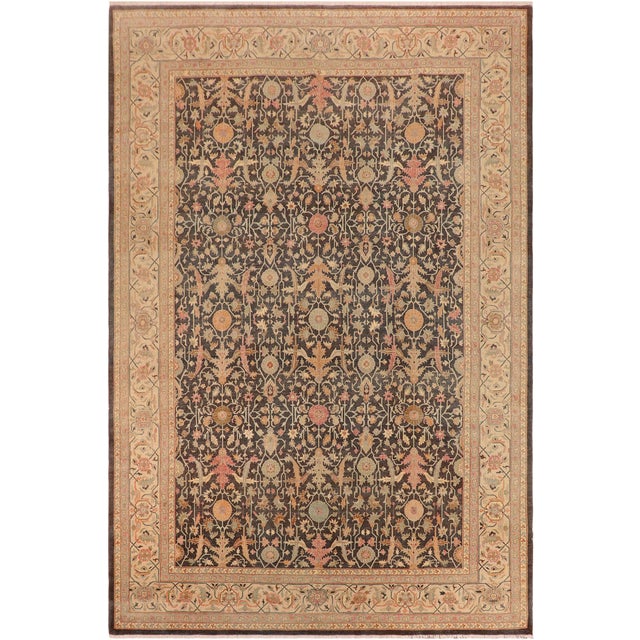 Lavastone Green/Gray Wool Rug - 9'10'' X 13'9'' For Sale - Image 10 of 10