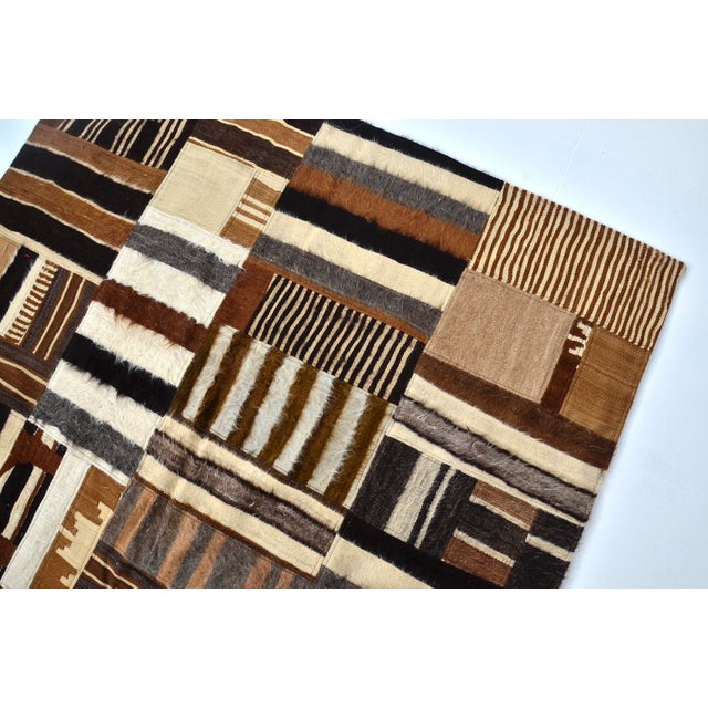 Angora Wool Vintage Anatolian Rug For Sale - Image 4 of 10