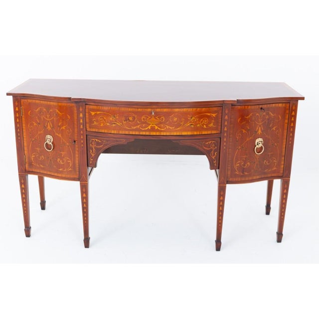 Sheraton Sideboard in Mahogany, 1880 For Sale - Image 4 of 7