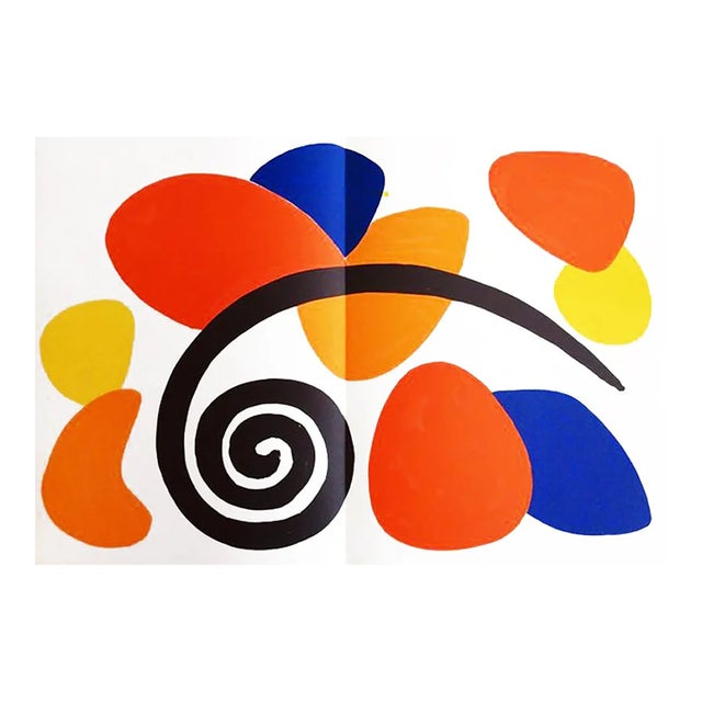 Calder Original Lithograph DM52173d Derriere Le Miroir 1968 For Sale