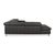 Courage Leather Chrome Corner Sofa in Grey Anthracite with Manual Function by Ewald Schillig For Sale - Image 14 of 18