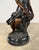 Large Classical Bronze Sculpture of Seated Woman With Flowers - 32” H For Sale - Image 4 of 11