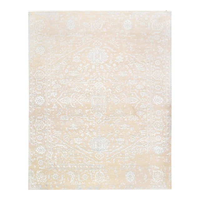 Fine Hand Knotted Modern Rug For Sale