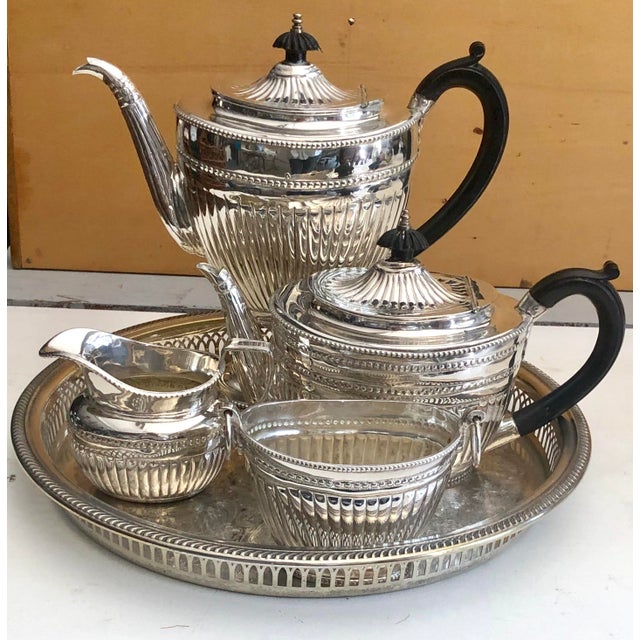 Silver Coffee & Tea Set, 5 Pieces Set Chairish
