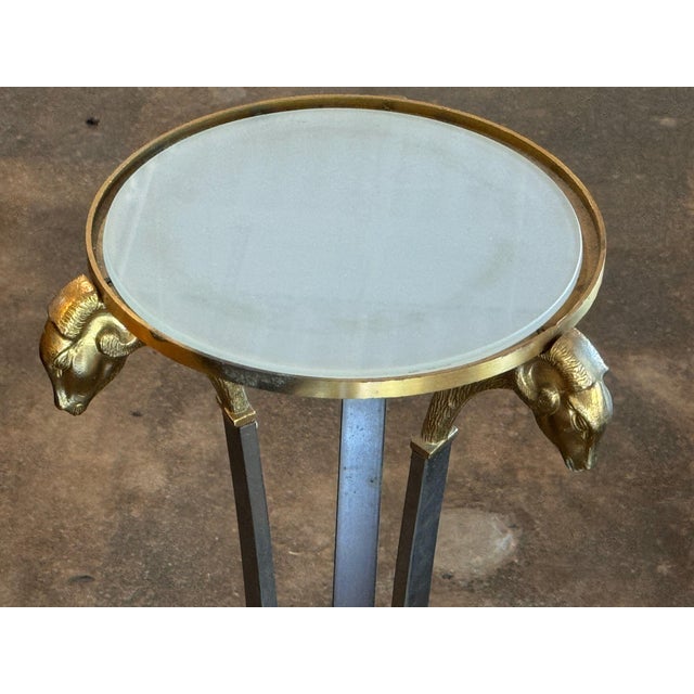 Late 20th Century Rams Head Plant Stand For Sale - Image 5 of 10