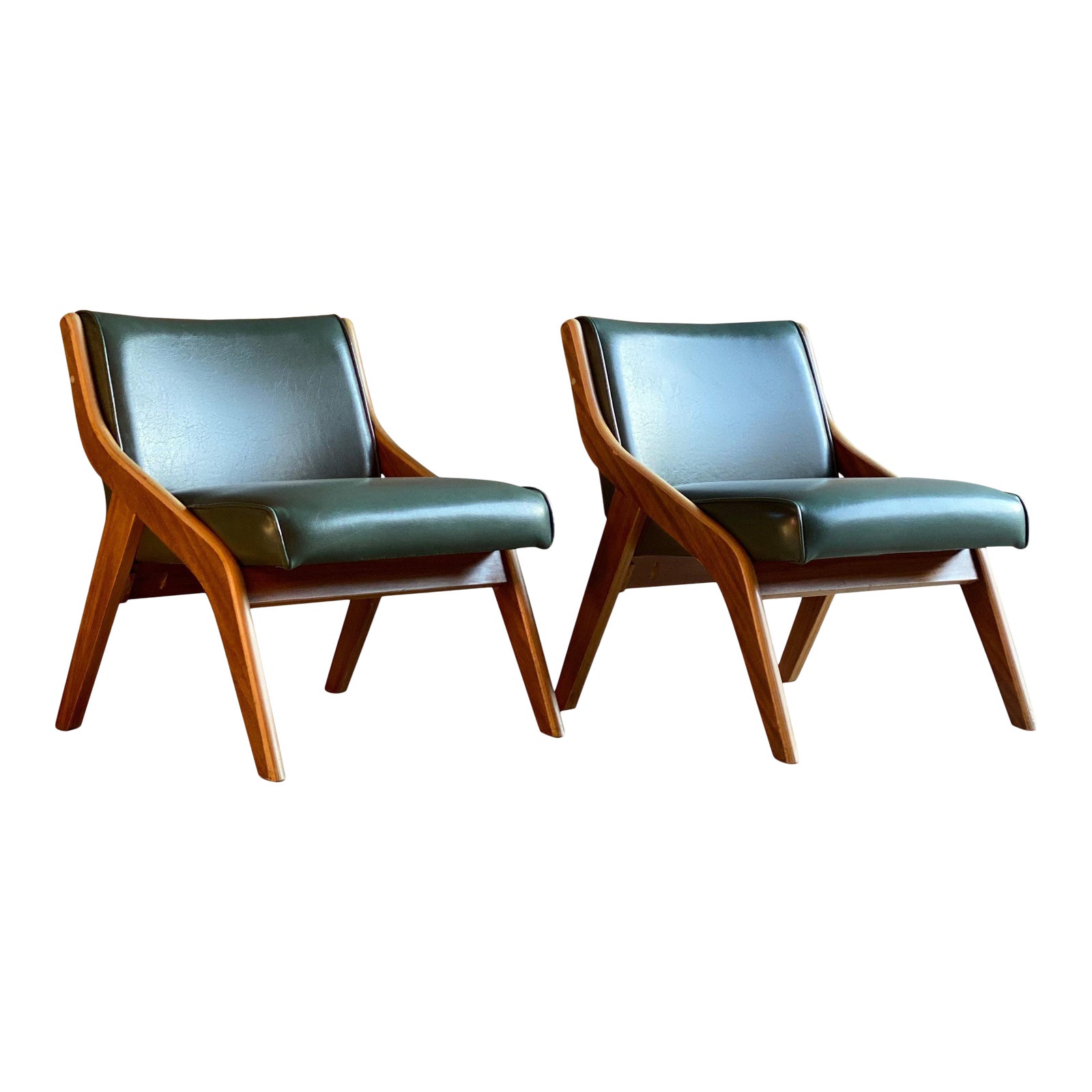 Neil Morris Walnut Lounge Chairs for Morris Furniture Glasgow, circa