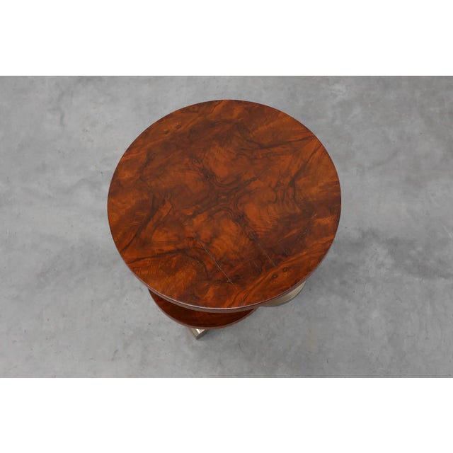 Art Deco Modernist Two-Tiered Side Table, France, 1920s For Sale - Image 6 of 15