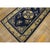 Textile 1920s Navy Blue Medallion Oriental Antique Chinese Peking Small Rug 3' X 4'10'' For Sale - Image 7 of 9