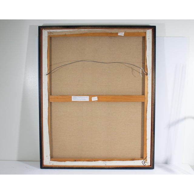 Abstract Abstract Oil on Canvas Painting by Pierre Fulcrand For Sale - Image 3 of 8