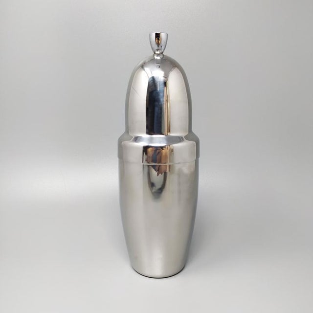 Metal Vintage German Cocktail Shaker in Stainless Steel by Jo Laubner, 1970s For Sale - Image 7 of 7