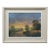 Sunrise at Village by River in the English Countryside with Church Spire & Birds 1985 Circa For Sale