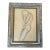1970’s Original Study Figure Drawing in Antique Victorian Frame For Sale