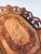 1970s Indian Wooden Decorative Tray, 1975 For Sale - Image 5 of 10