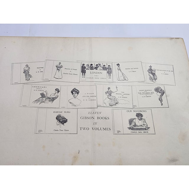 Antique Set of "The Gibson Books", Volume 1&2 For Sale - Image 4 of 18