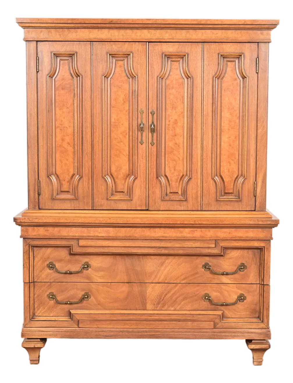 【tttt】Pacific Furniture Service Club6 Thomasville French Regency Louis XVI Walnut and Burl Wood