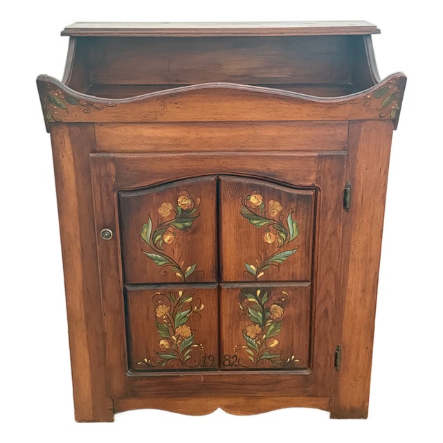 Primitive Pine Dry Sink Cabinet, Circa Mid 1900s For Sale
