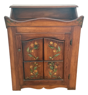 Primitive Pine Dry Sink Cabinet, Circa Mid 1900s