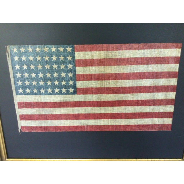 Antique 48 Star American Flag 1920s For Sale - Image 4 of 5