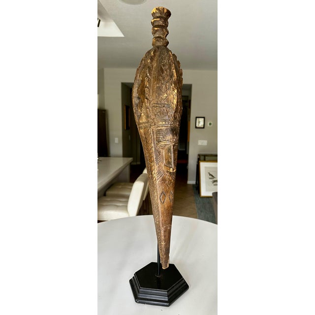 African Anok Bird Sculture Mask African Art Baga People For Sale - Image 3 of 12