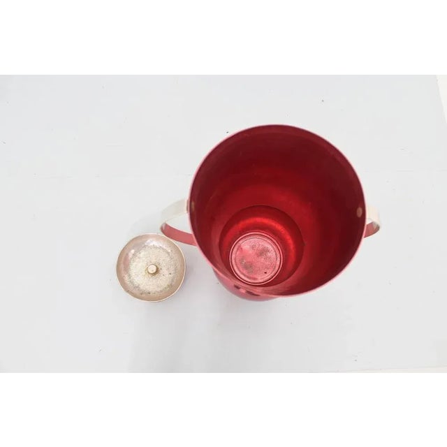 Mid-Century Glazed Aluminium Umbrella Stand, 1950 For Sale - Image 9 of 13