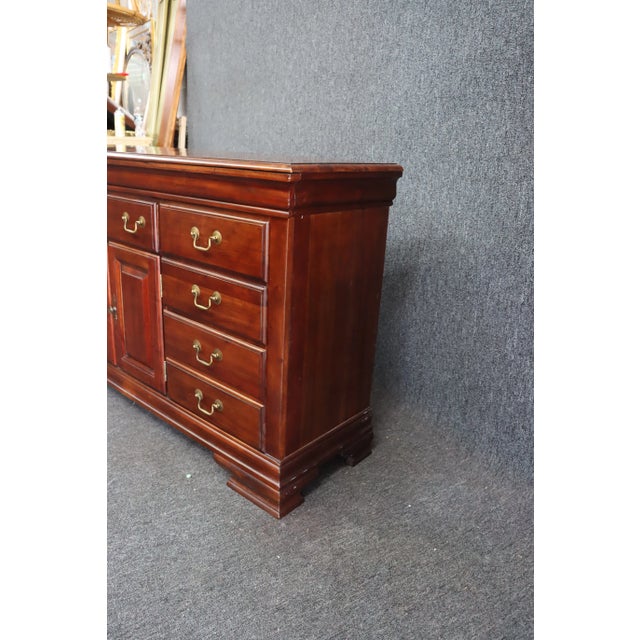 Wood Heirloom Traditions Chippendale Style Mahogany Dresser For Sale - Image 7 of 11