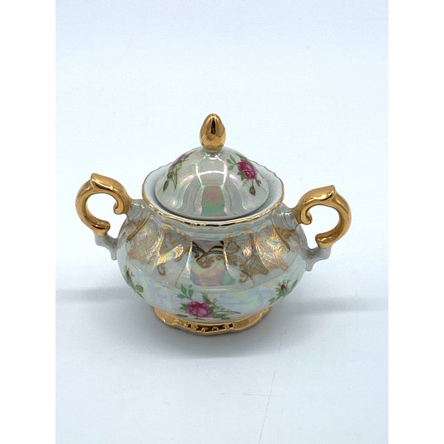1940s Bavarian Opalescent Tea Set - 16 pcs For Sale - Image 11 of 13