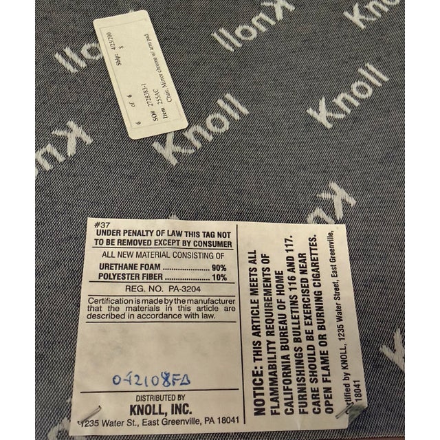Ludwig Mies Van Der Rohe for Knoll Brno Armchairs, Set of Six For Sale - Image 11 of 12