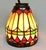 Small Tiffany Style Slag Glass Lamp Shade Multicolor. This lampshade mount is 2 1/4 inches. It is 5 3/4 inches in diameter...