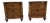 Late 20th Century Pair of Drexel’s Accents Francais Collection Nightstands/ Chest of Drawers For Sale