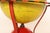 1940s Vintage Replogle Yellow and Red Tin Litho "Globe Grams' Spinning World Globe For Sale - Image 5 of 18
