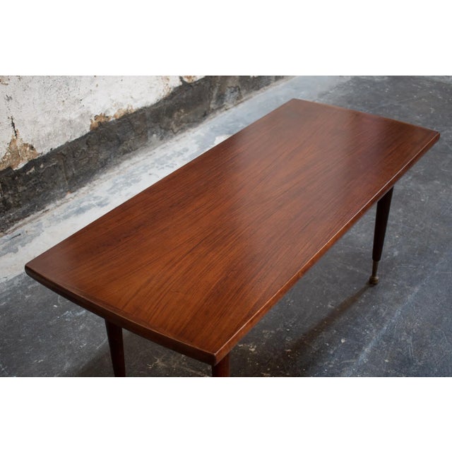 1950s Mid-Century Modern Mahogany Coffee Table For Sale - Image 5 of 6