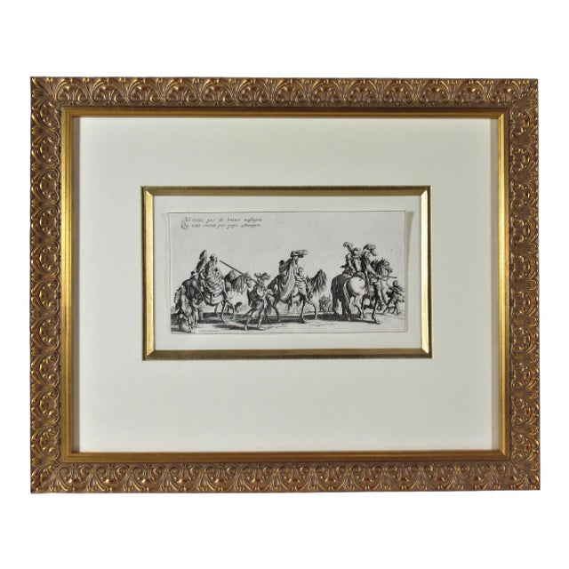 Jacques Callot, Nous Voila Pas de Braves., from the suite les Bohemiens, 1620 For Sale