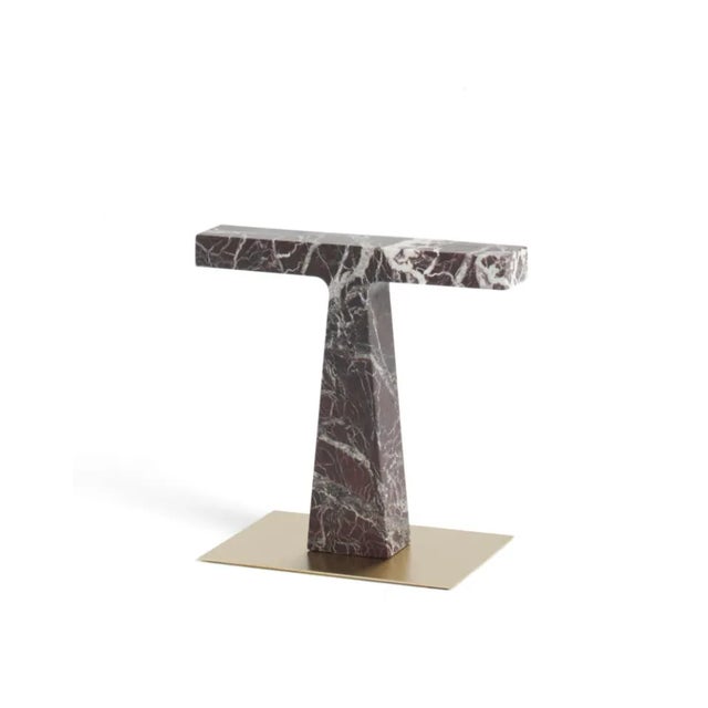 Modern Abstract Handcrafted Lamp in Marble by Niko Koronis For Sale - Image 3 of 6