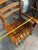 Rustic European Petite Children’s Wooden Vintage Rocking Chair For Sale - Image 3 of 5