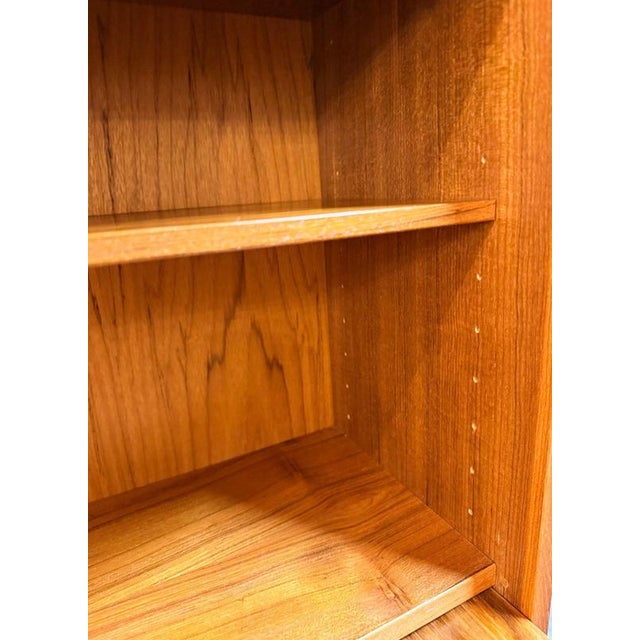 Danish Teak Wall Unit attributed to Sejling Skabe, 1970s For Sale - Image 6 of 8