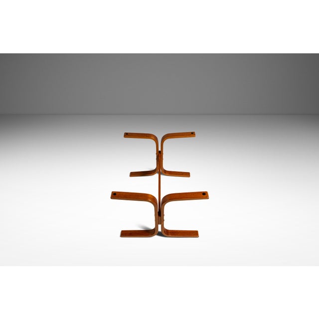 Wood Mid-Century Scandinavian Modern "Siesta" Occasional / Side Table in Beech W/ Glass Top Attributed to Ingmar Relling for Westnofa, Norway, C. 1970s For Sale - Image 7 of 14