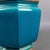 Vintage Octagonal Ceramic Vase in Turquoise Gold Crackle SC3 N.849, Italy, 1950s For Sale - Image 10 of 14
