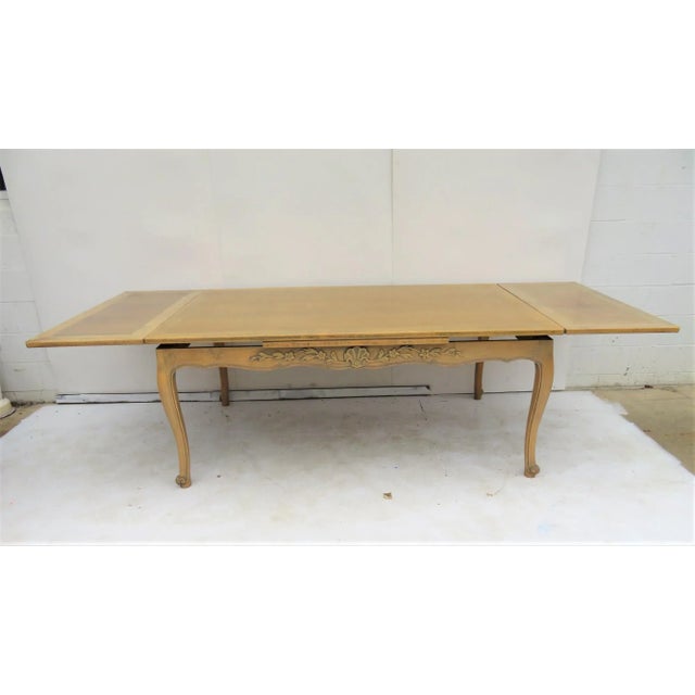 French Country Country French Style Refectory Dining Table For Sale - Image 3 of 7