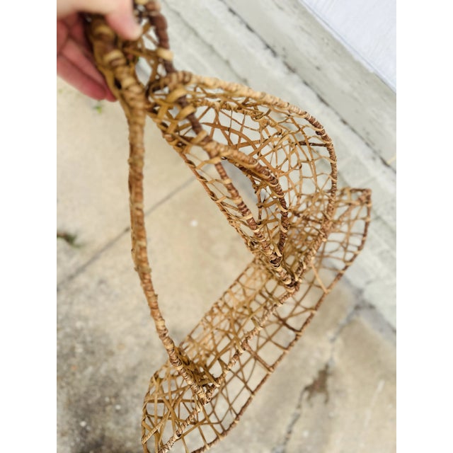 Wood Vintage Wicker Sailboat For Sale - Image 7 of 8