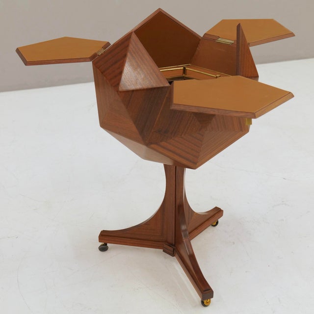 1970s Vintage Bar by Vuillermoz Polyhedron, 1970s For Sale - Image 5 of 6