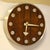 1970s Howard Miller Wall Clock Designed by Arthur Umanoff Zebra Wood & Chrome For Sale - Image 11 of 12