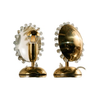 Brass Table Lamps by Rupert Nikoll, 1950s, Set of 2 For Sale