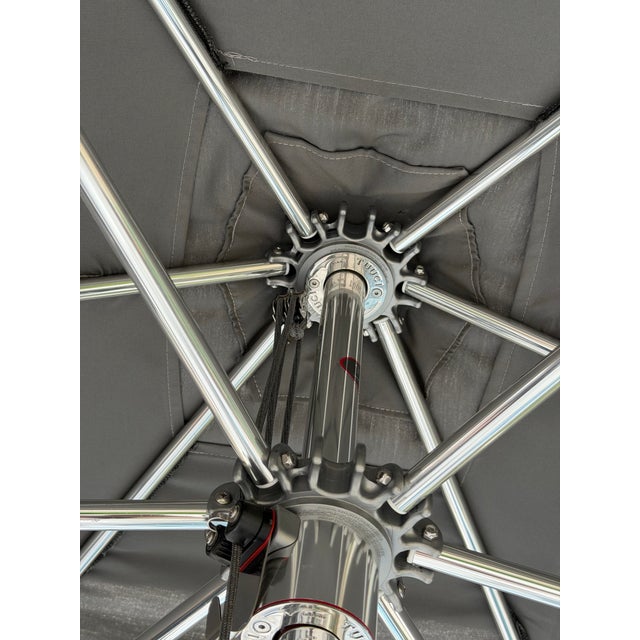Tuuci Ocean Master 6' X 9' Rectangular Market Umbrella With Wheeled Base - Restoration Hardware For Sale - Image 9 of 16